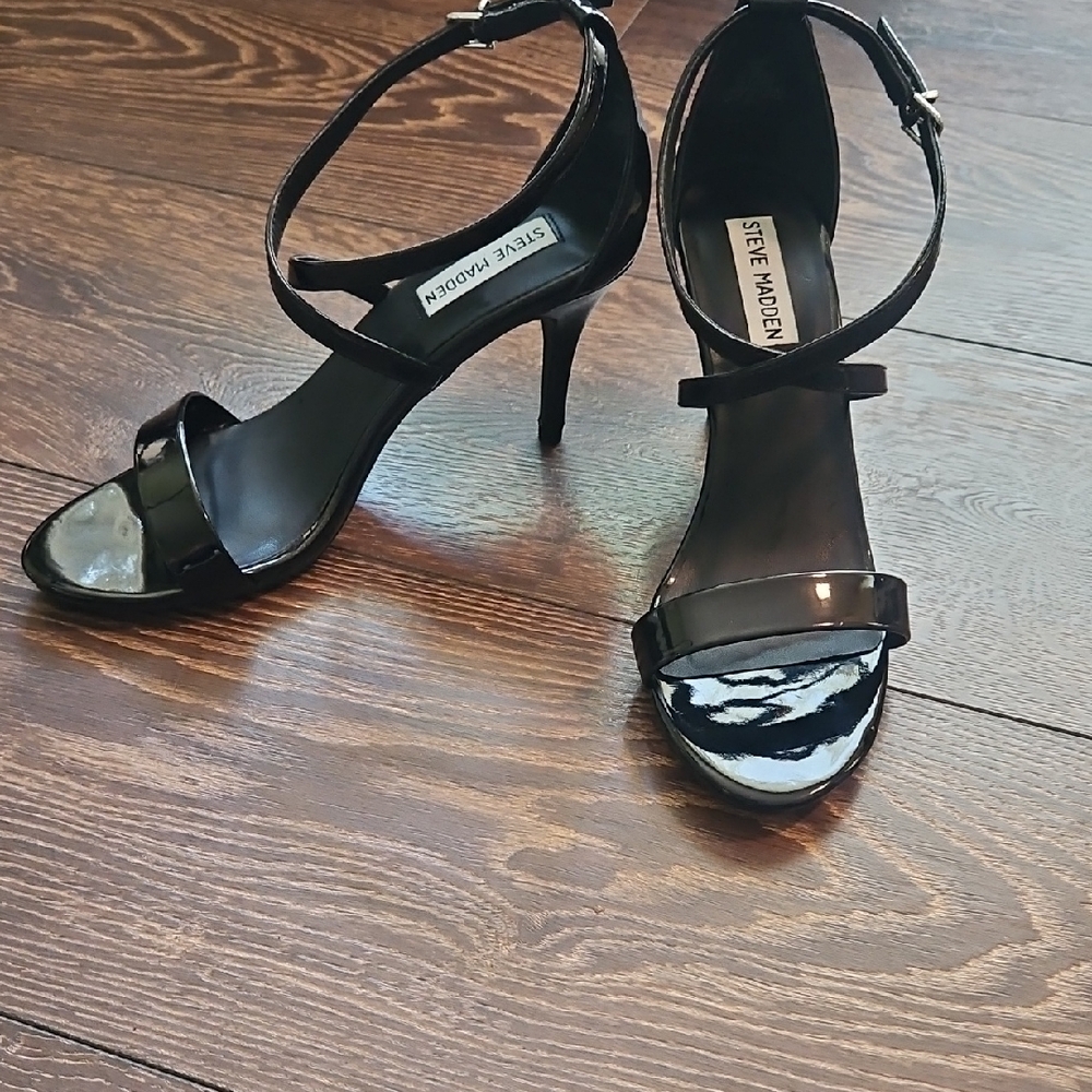 Steve Madden Black Stiletto Heels